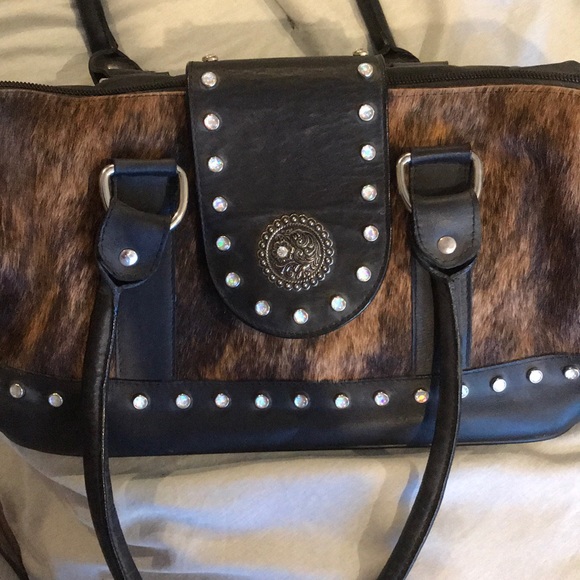 Leather and cow hide purse! - Picture 5 of 5